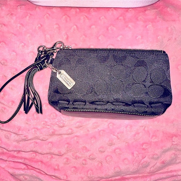 Coach Black Wristlet - Picture 1 of 3